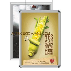 Çift Taraflı Alüminyum Çerçeve - B2 50×70 25mm