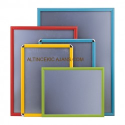 Tik Tak Çerçeve - Renkli Alüminyum Çerçeve - A4 21X29 25MM