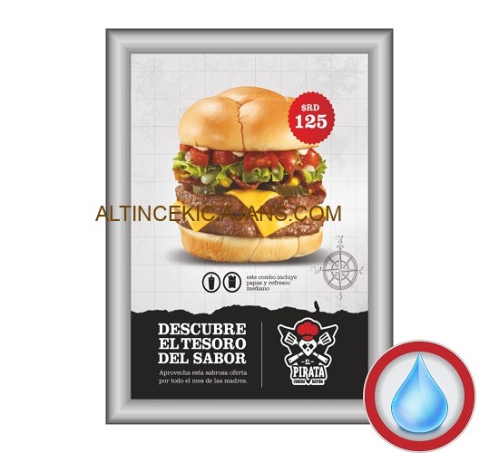 Tik Tak Çerçeve - Su Geçirmez Alüminyum Çerçeve - B2 50X70 25MM Tik Tak Çerçeve - Su Geçirmez Alüminyum Çerçeve - B2 50X70 25MM