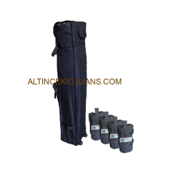 Gazebo Tente Tavan 2×3 mt - Katlanabilir Stand - Tanıtım Fuar Çadırı