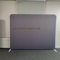 Kumaş Tekstil Stand Oval/Düz Baskı Yenileme 600x230cm