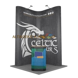 Pop Up Stand L Köşe Corner 1x1 Panel
