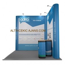 Pop Up Stand L Köşe Corner 3x3 Panel