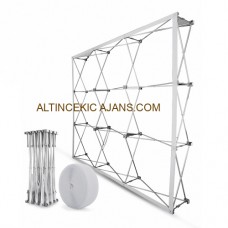 Pop Up Stand Kumaş 3x3 / 3 Panel