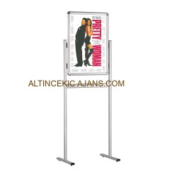 Yarım Ayaklı Çift Taraflı Klasik Afiş Standı A1 594X841MM