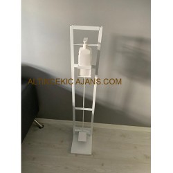 Ayaklı Hijyen Noktası Standı Metal