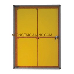 İlan Panosu İnce Mantar Zeminli 6A4 (558X1058MM)