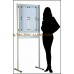 İlan Panosu T Ayaklı Sac Zeminli 4A4 500X700MM