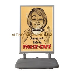 Kaldırım Panosu Su Geçirmez - Su Tabanlı Poster Pano A1 594X841 MM