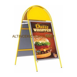 Kaldırım Panosu Demir Eğimli A Pano Alınlıklı B2 500X700 MM
