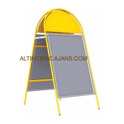 Kaldırım Panosu Demir Eğimli A Pano Alınlıklı B2 500X700 MM
