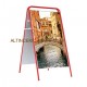 Kaldırım Panosu Demir Klasik A Pano Alınlıksız B1 700X1000 MM